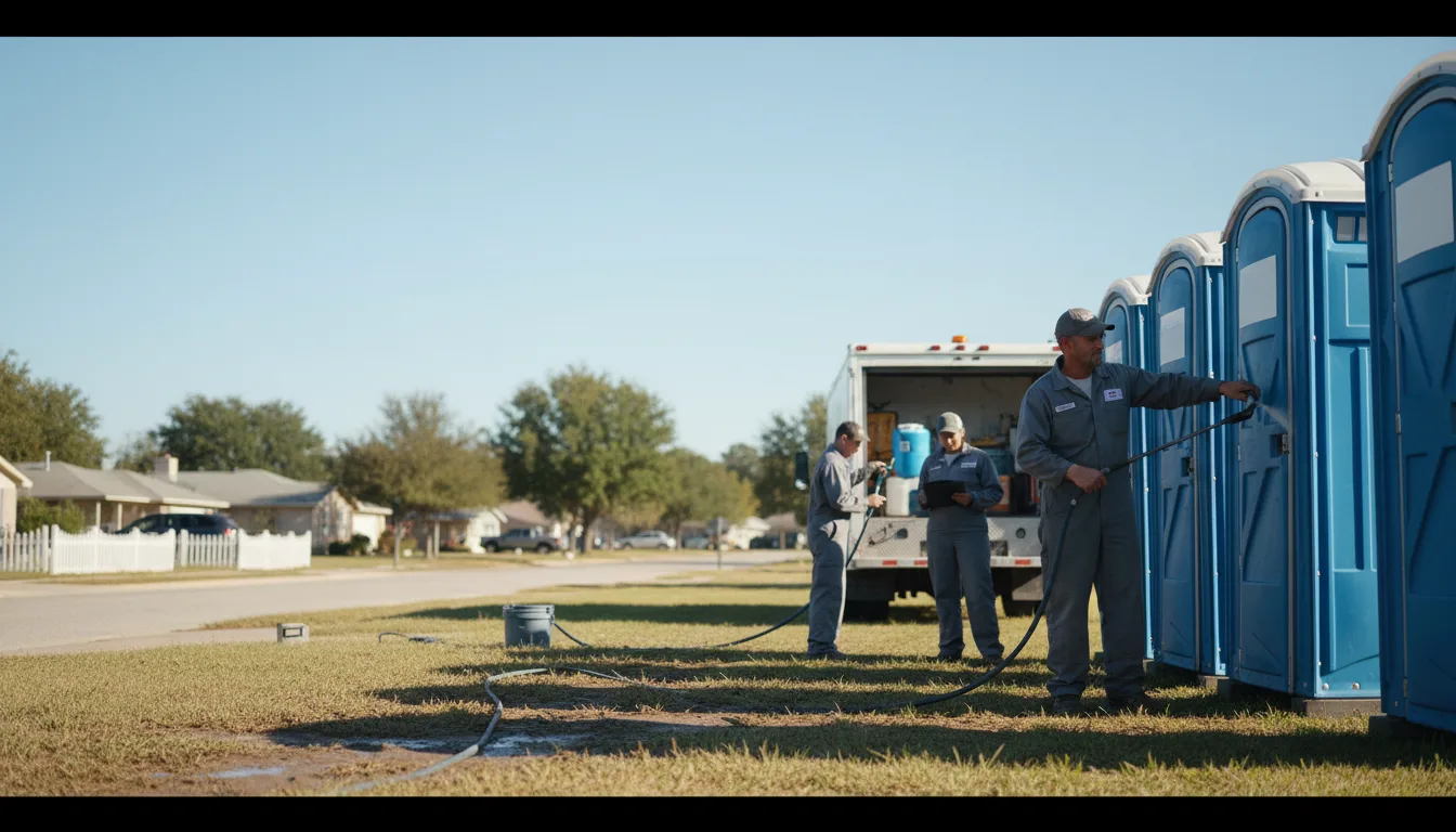 Long-Term Portable Toilet Rental in Clute, TX near me